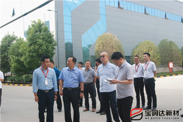 副市長趙勝業一行來訪寶潤達考察調研